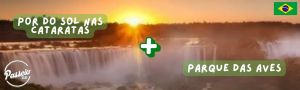 Pôr do sol nas Cataratas 