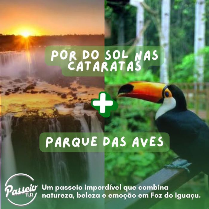 Pr do sol nas Cataratas 